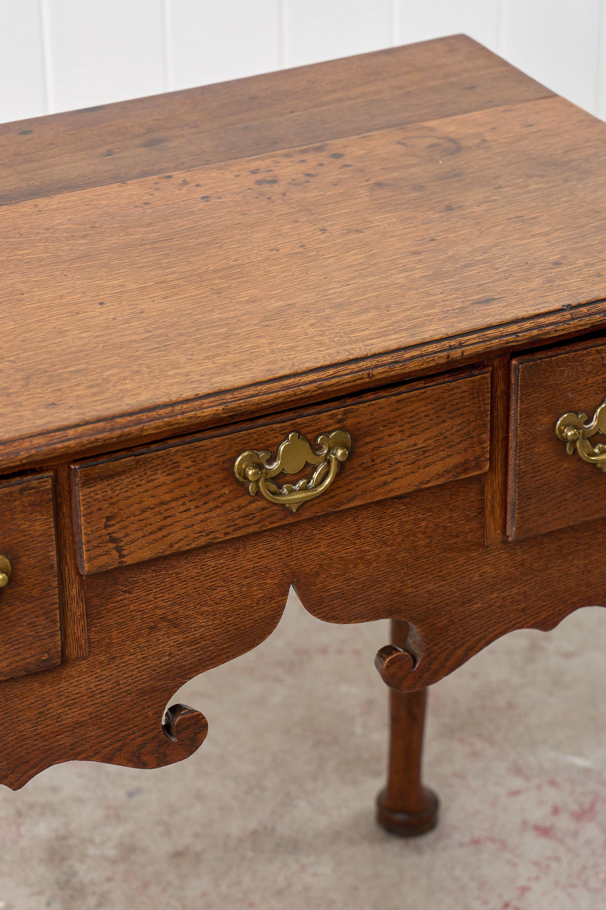 Georgian Period Oak Lowboy