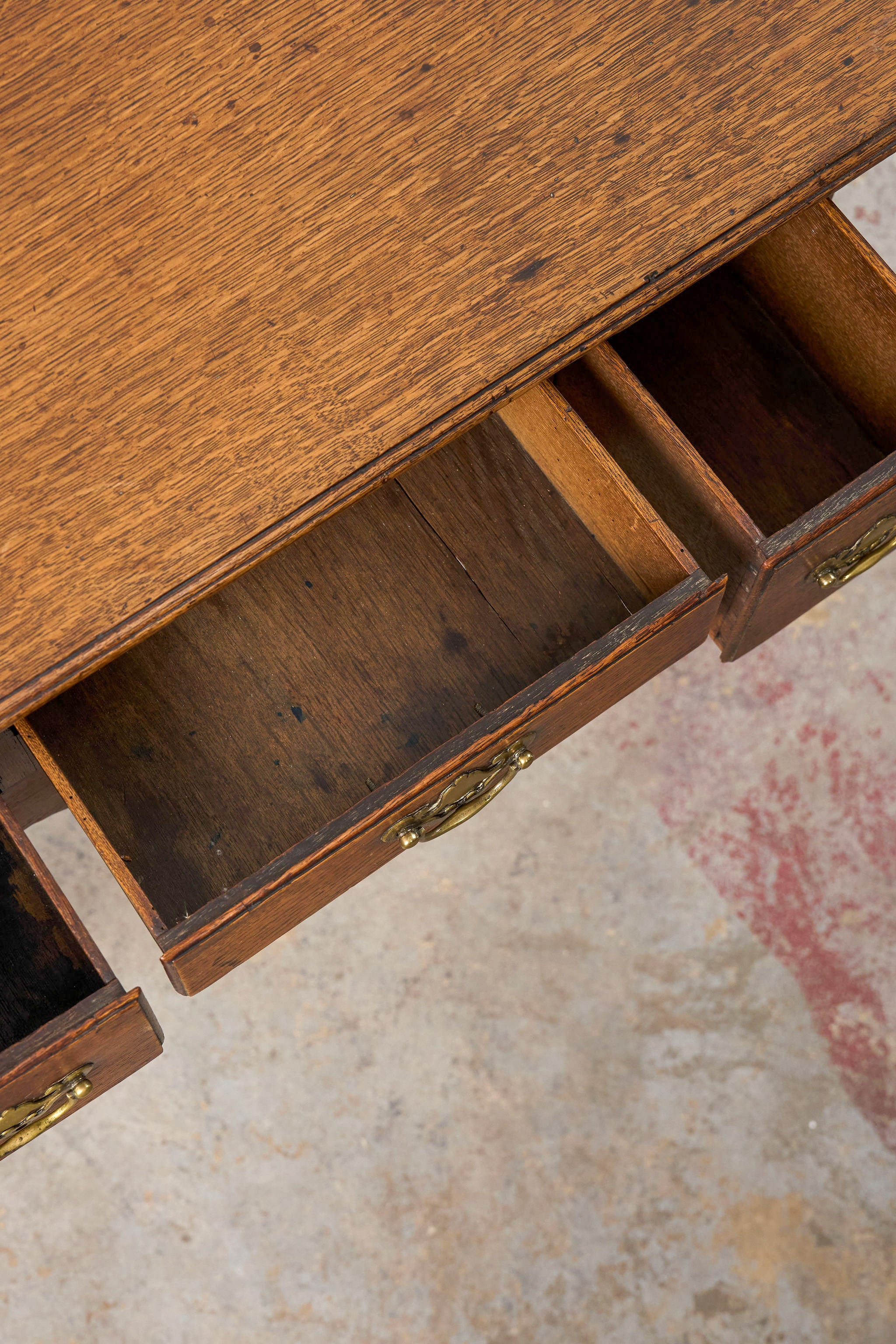 Georgian Period Oak Lowboy