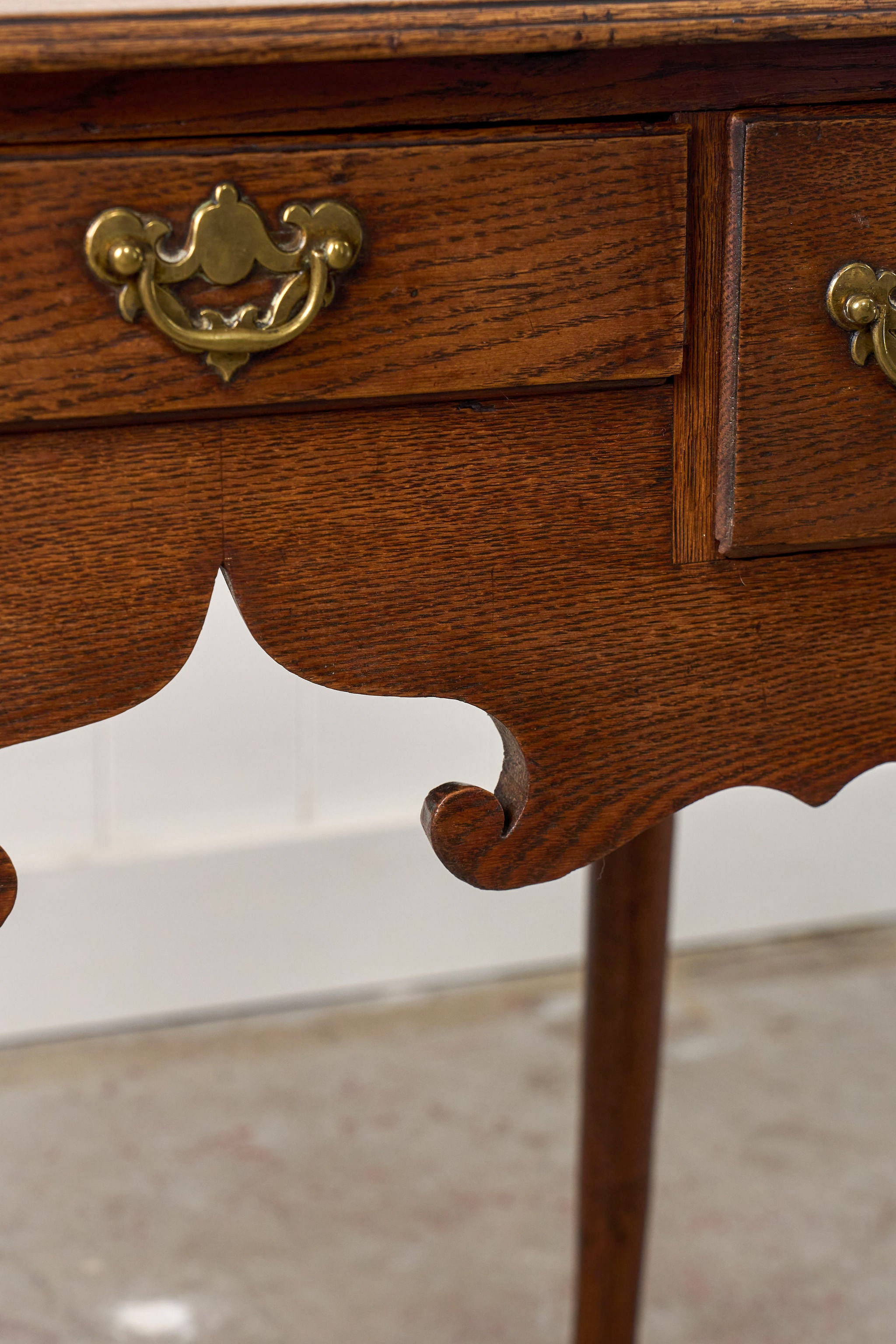 Georgian Period Oak Lowboy