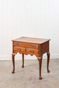 Load image into Gallery viewer, Georgian Oak Lowboy with Original Swan Pulls
