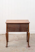 Load image into Gallery viewer, Georgian Oak Lowboy with Original Swan Pulls
