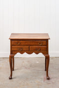 Load image into Gallery viewer, Georgian Oak Lowboy with Original Swan Pulls

