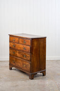 Load image into Gallery viewer, Oak Two Over Three Chest with Chippendale Pulls
