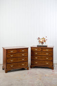 Load image into Gallery viewer, RARE PAIR of 19th Century Burl Walnut Bedside Chests
