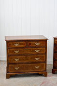 Load image into Gallery viewer, RARE PAIR of 19th Century Burl Walnut Bedside Chests
