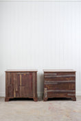 Load image into Gallery viewer, RARE PAIR of 19th Century Burl Walnut Bedside Chests
