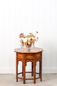 Load image into Gallery viewer, 24” Octagon Anglo-Indian Inlay Side Table (India; c. 1860)
