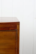 Load image into Gallery viewer, Regency Mahogany 2 Over 2 Bowfront Chest on Splay Feet (c. 1820)
