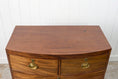 Load image into Gallery viewer, Regency Mahogany 2 Over 2 Bowfront Chest on Splay Feet (c. 1820)
