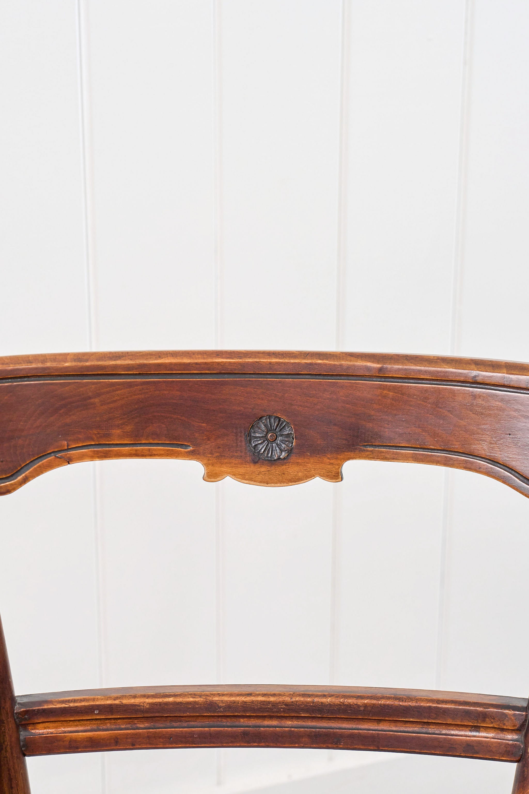 Edwardian Bentwood Occasional Chair with Hand Tied Cane Seat