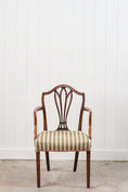 Load image into Gallery viewer, Georgian Cuban Mahogany Shield Back Accent Arm Chair (c. 1790)
