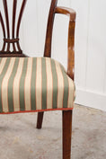Load image into Gallery viewer, Georgian Cuban Mahogany Shield Back Accent Arm Chair (c. 1790)
