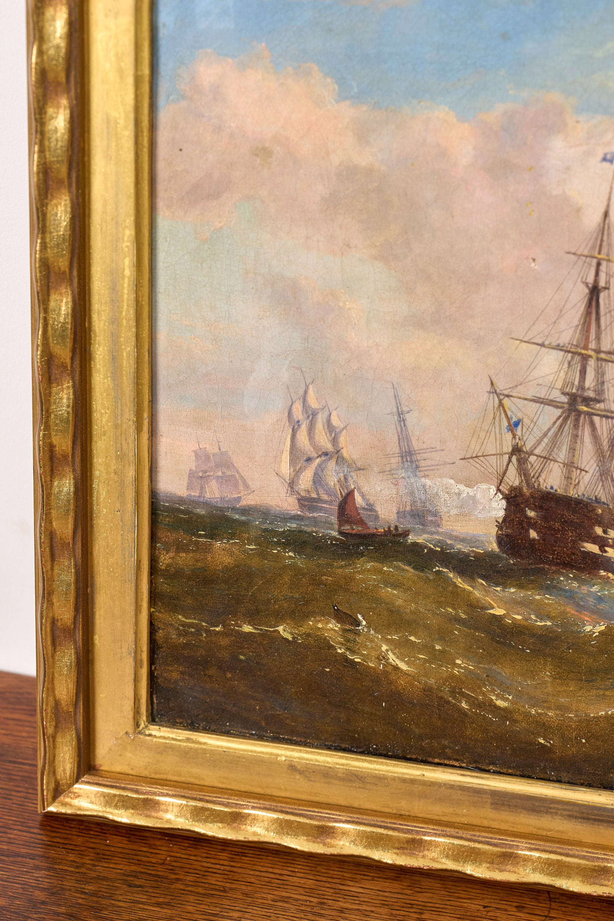 19th c. British Marine Scene — Follower of William Calcott Knell