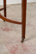 Load image into Gallery viewer, Edwardian Mahogany Envelope Card Table with Newly Replaced Felt
