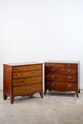 Load image into Gallery viewer, 19th Century English Mahogany 4-Drawer Chest with Ring Pulls (c. 1880)
