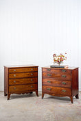 Load image into Gallery viewer, George III Mahogany 4-Drawer Chest of Drawers
