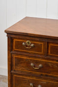 Load image into Gallery viewer, Walnut Period Chest with Contrast Satinwood Banding (c. 1780-1820)
