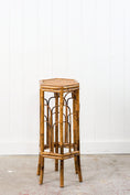 Load image into Gallery viewer, Antique Tortoise Octagon Bamboo Stand
