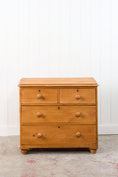 Load image into Gallery viewer, Two Over Two Victorian Pine Chest
