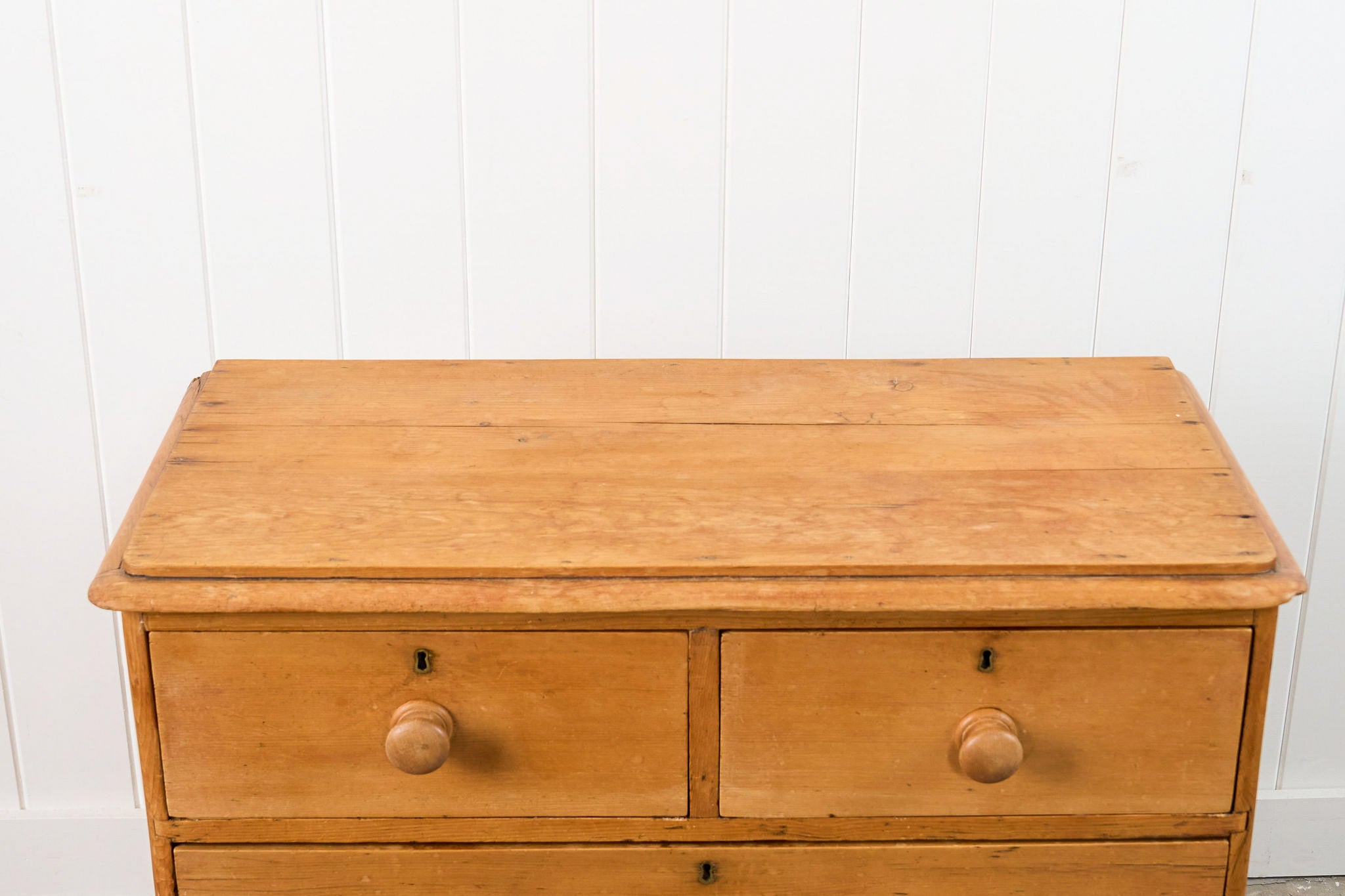 Two Over Two Victorian Pine Chest