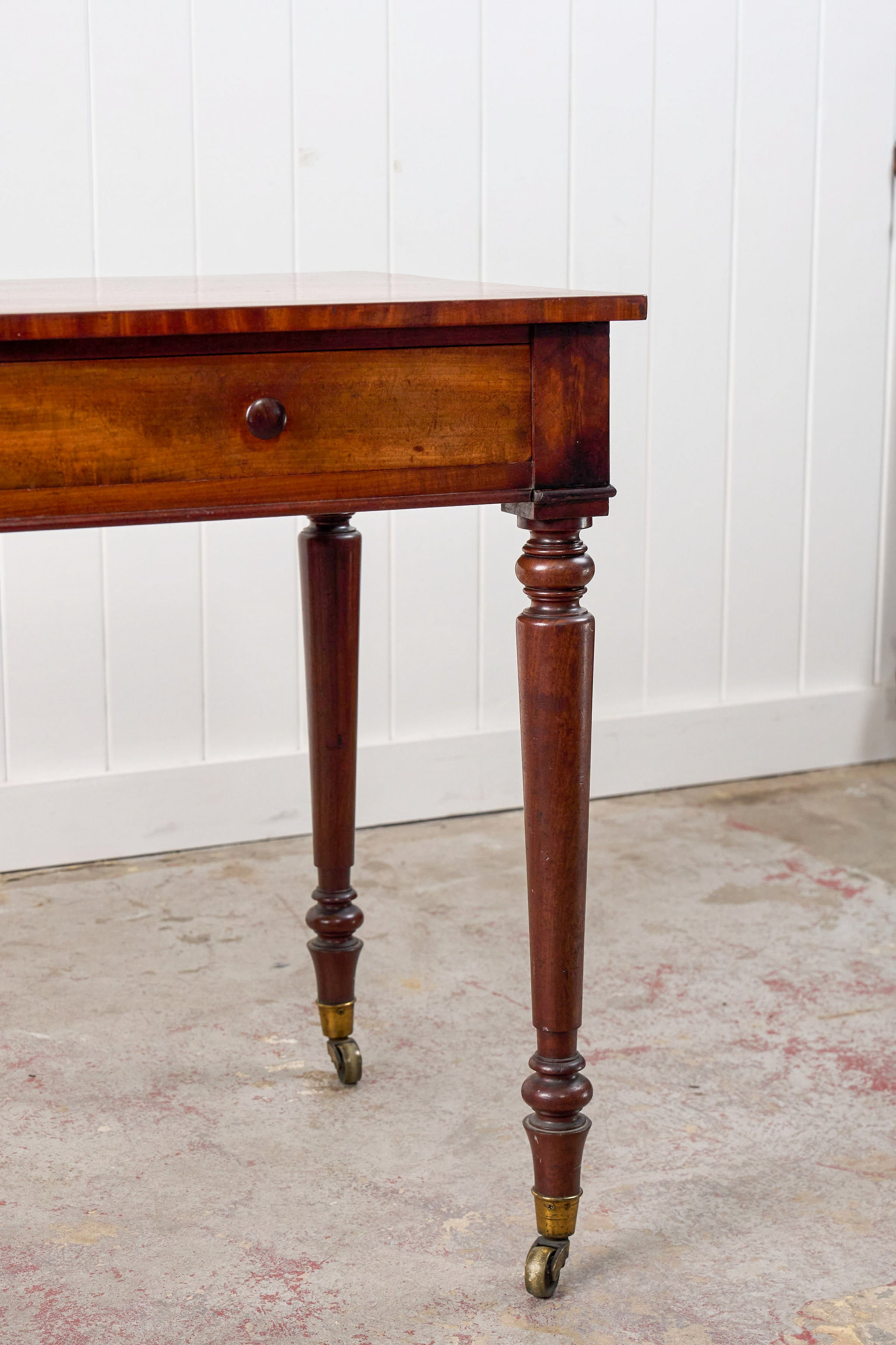 Regency Mahogany 2-Drawer Writing Desk