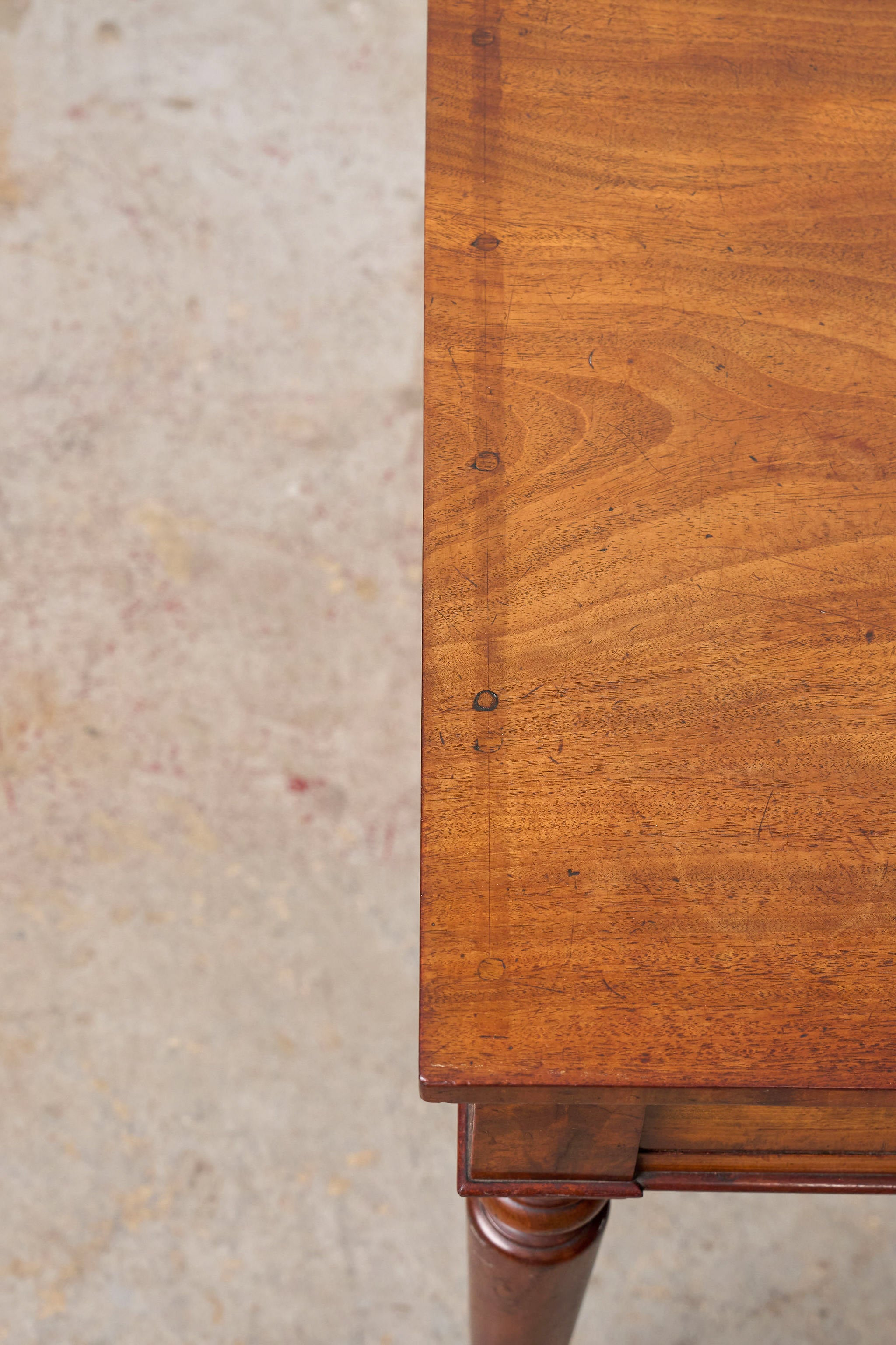 Regency Mahogany 2-Drawer Writing Desk