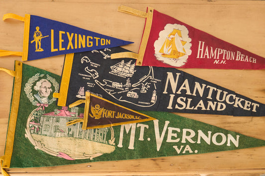 Vintage American Pennants