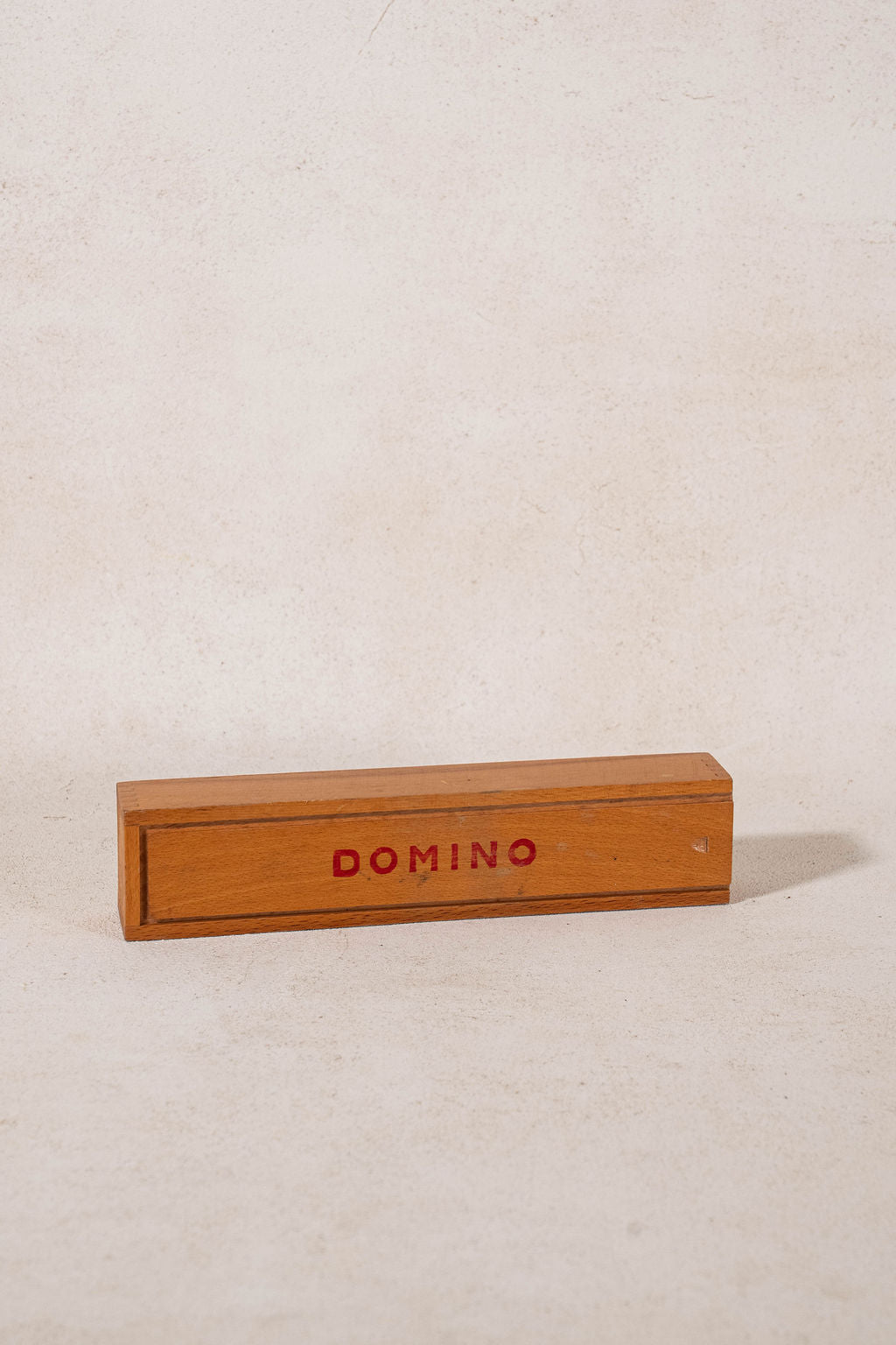 Vintage Dominos Set with Carved Box + Black Pieces