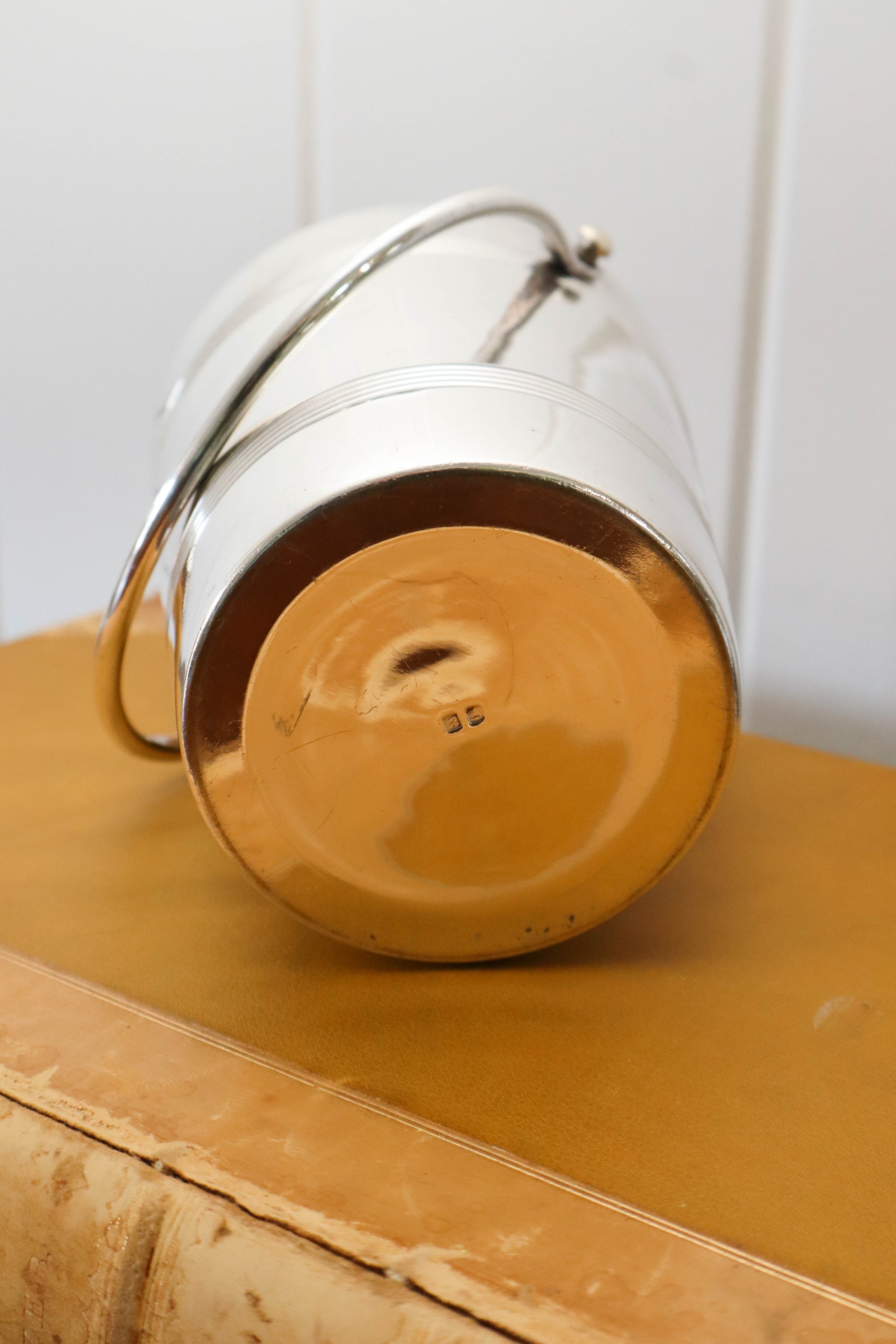 French Silverplate Ice Bucket With Strainer (c. 1930)