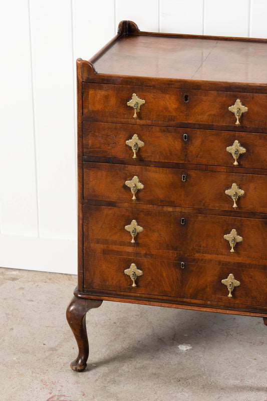 Walnut Chest on Stand (c. 1840)