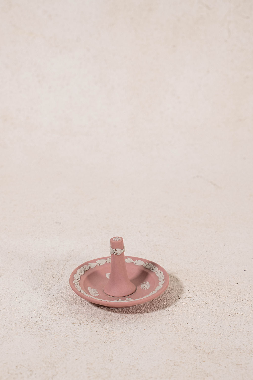 Wedgwood Pink Jasperware Ringholder