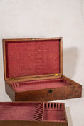 Load image into Gallery viewer, Antique English Oak Flatware Box
