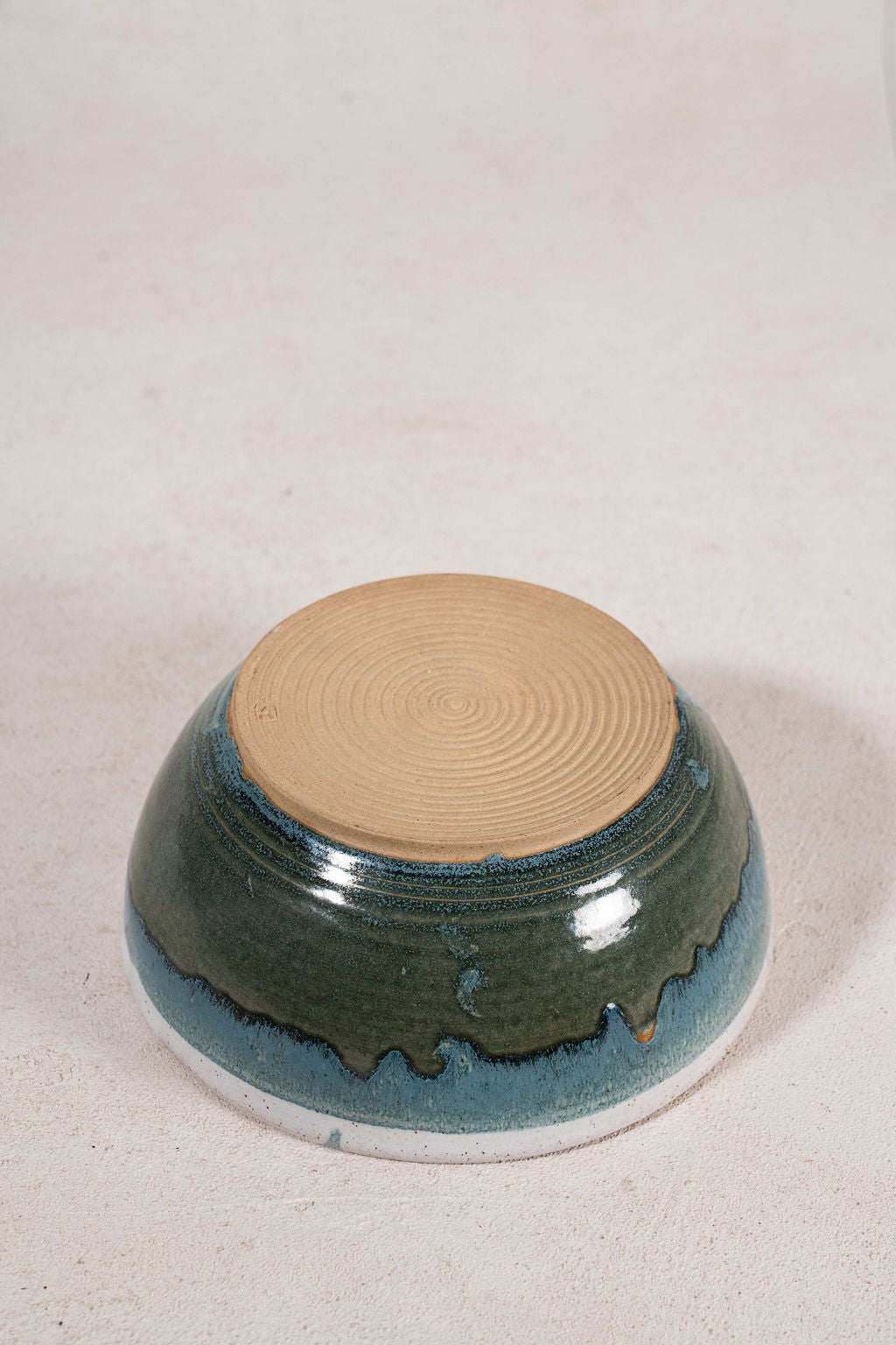 Handmade Studio Pottery Blue Bowl