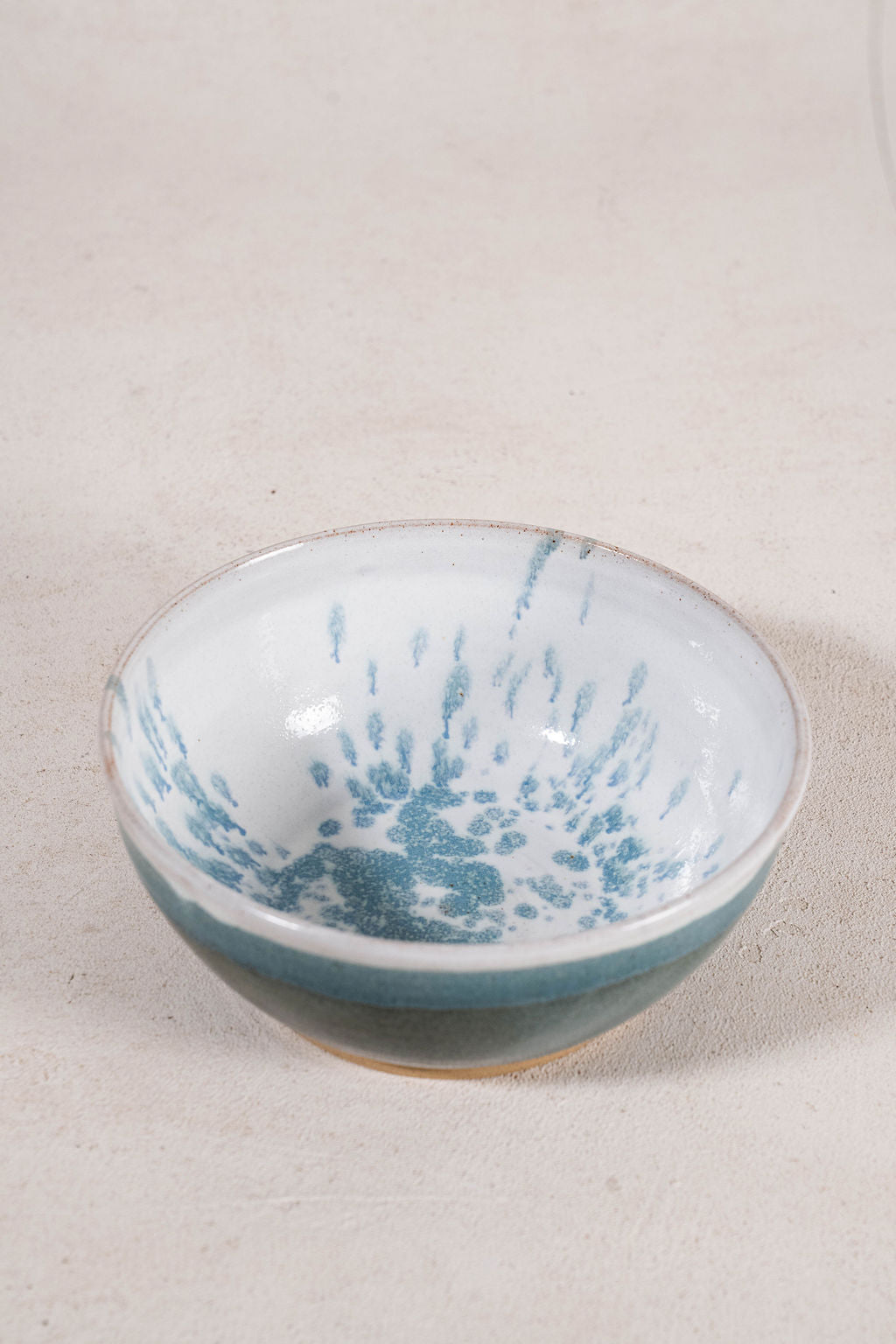 Handmade Studio Pottery Blue Bowl