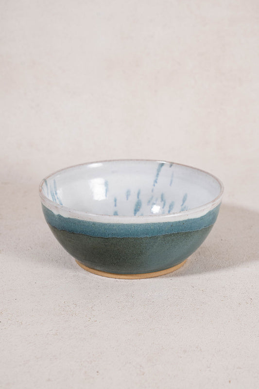Handmade Studio Pottery Blue Bowl