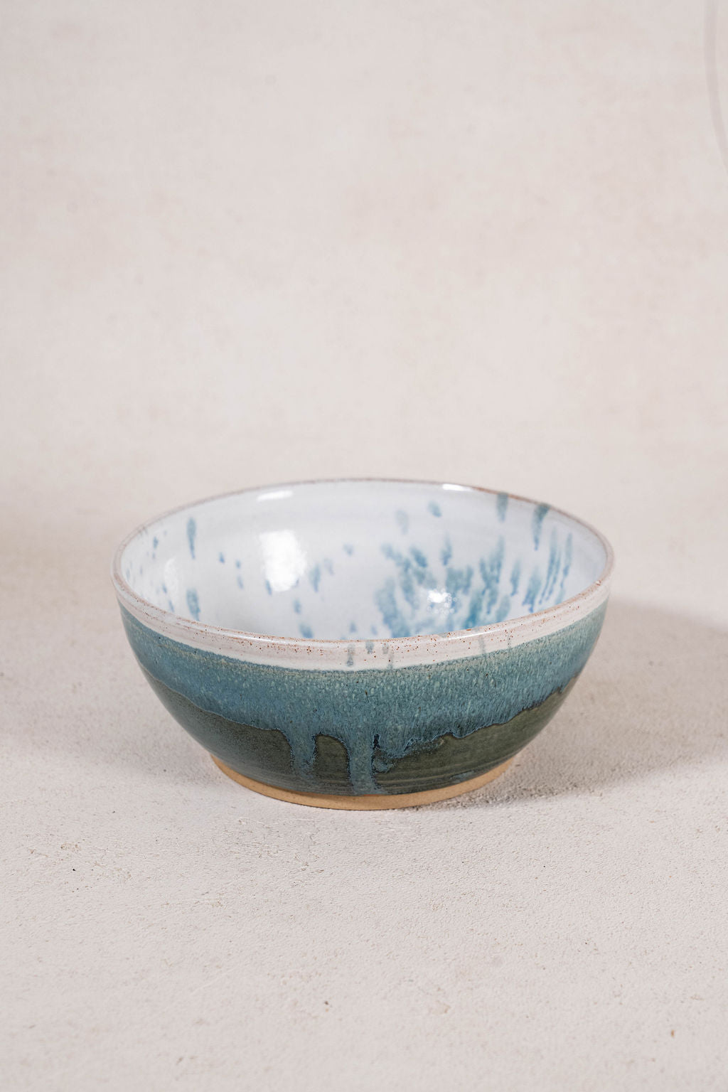 Handmade Studio Pottery Blue Bowl
