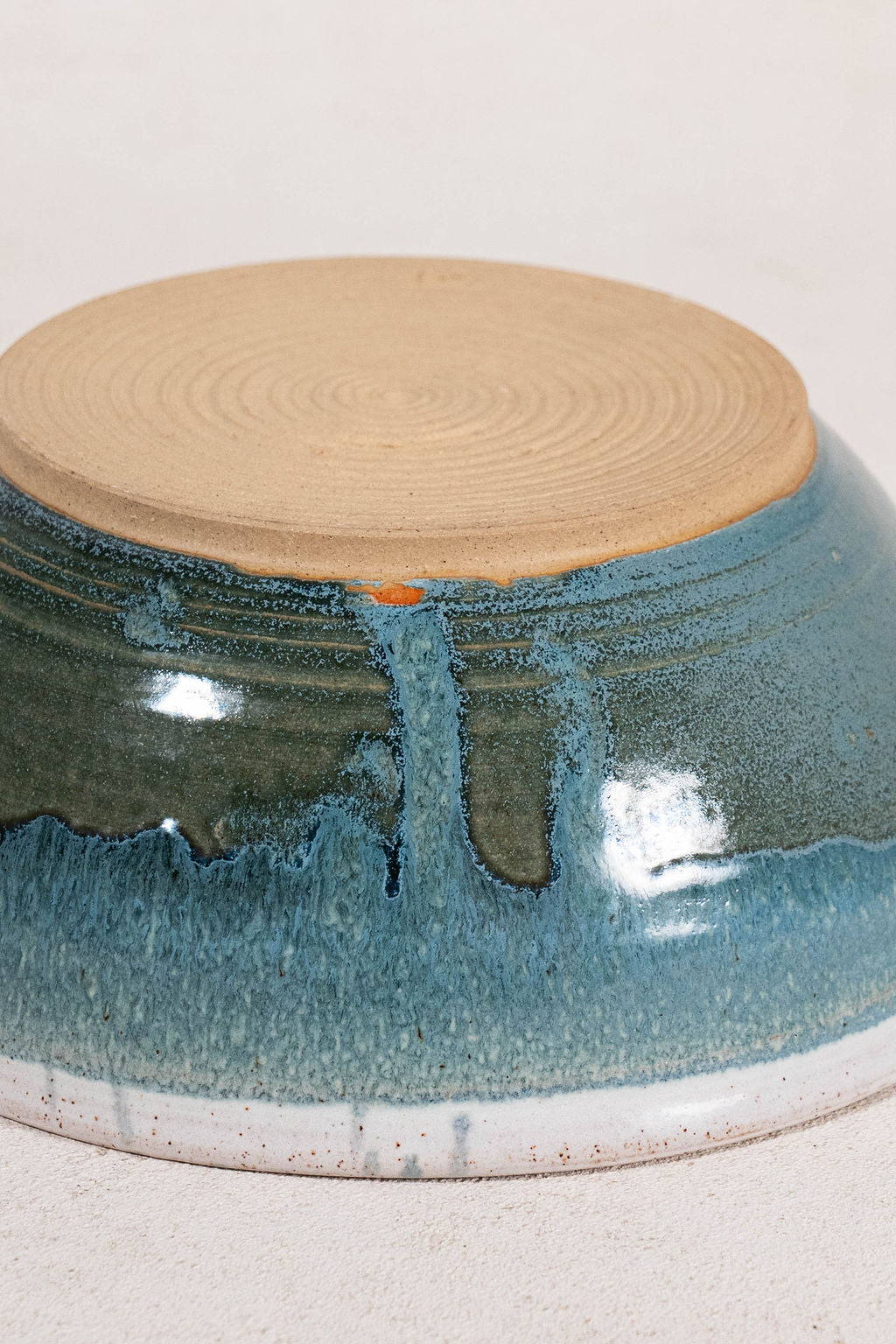 Handmade Studio Pottery Blue Bowl