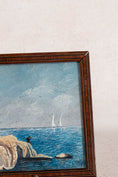 Load image into Gallery viewer, Original Oil on Board Landscape with Fisherman

