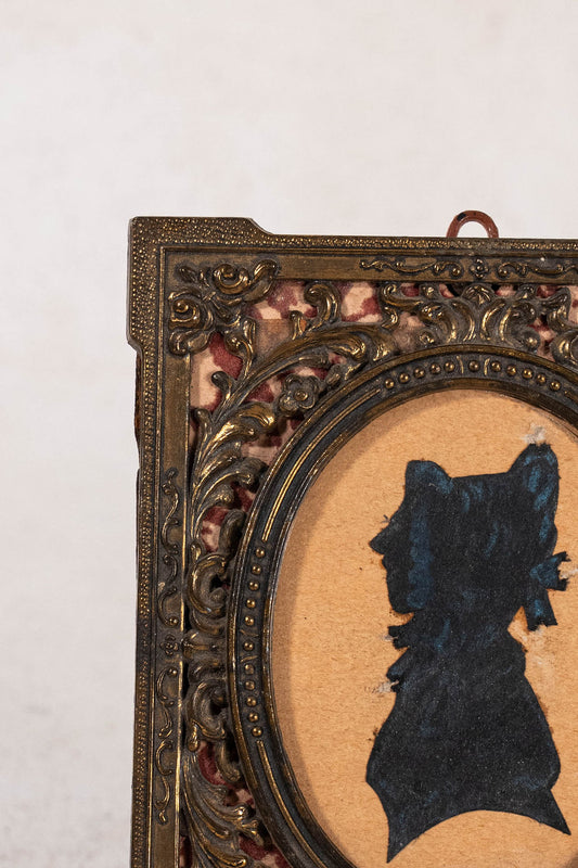19th Century English Framed Silhouette