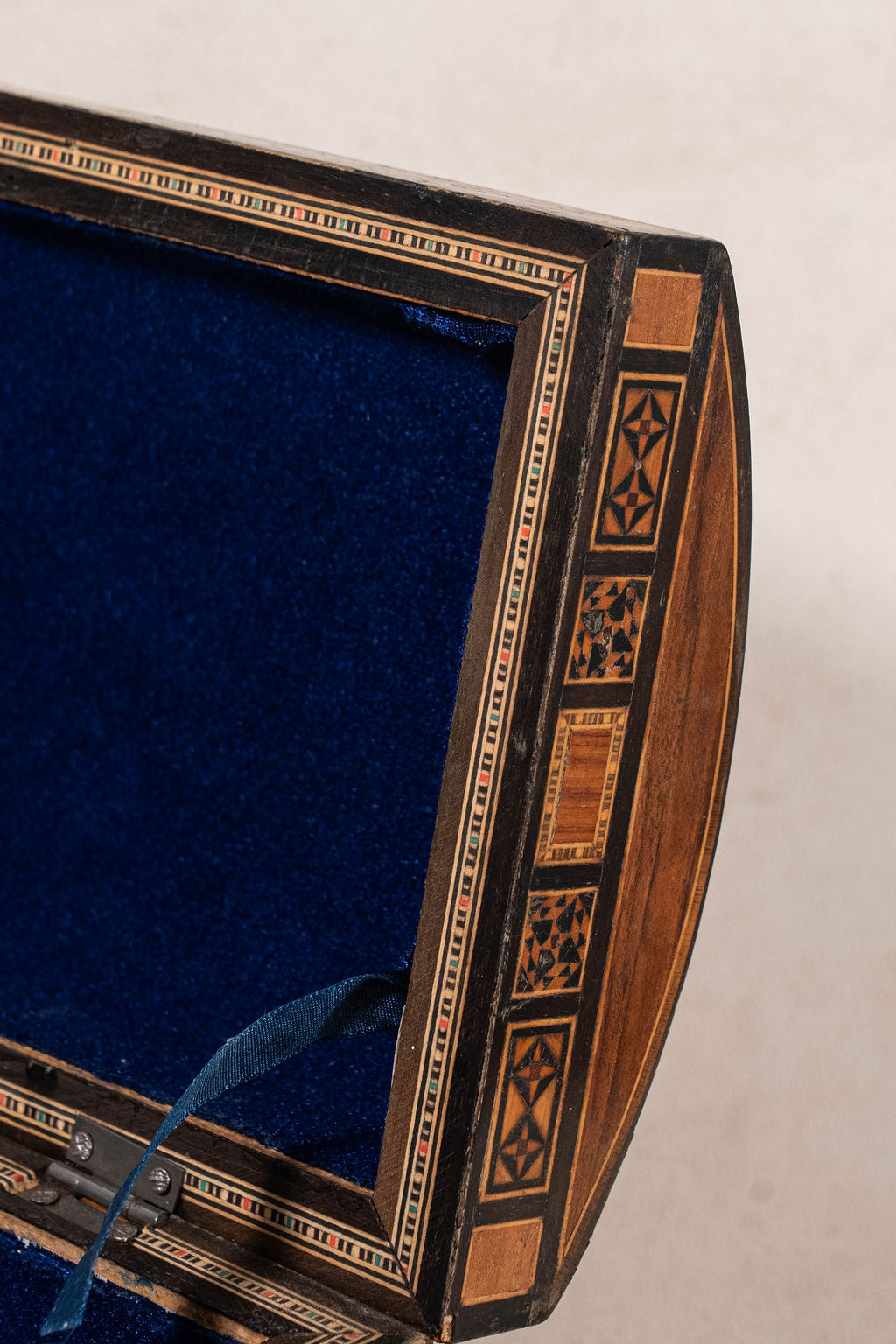 19th Century Large Fully Inlaid Dome Box