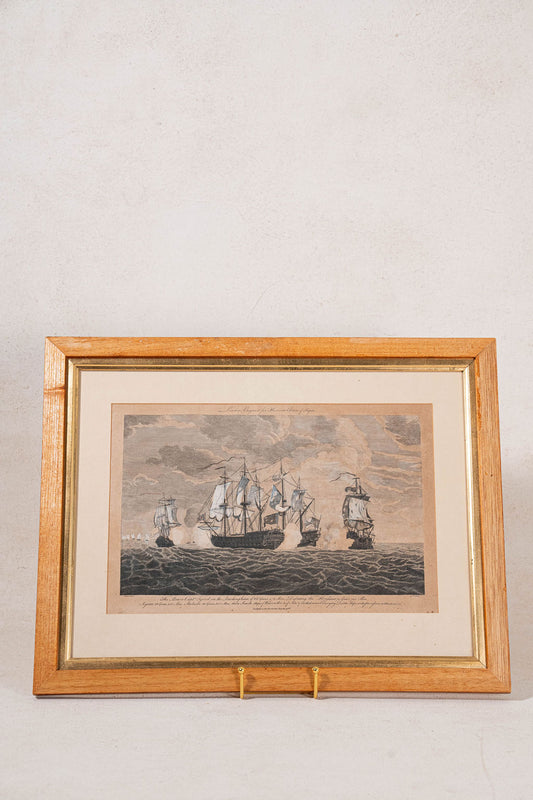 An Original 18th Century English Sailing Engraving | Published in 1786