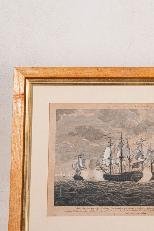 An Original 18th Century English Sailing Engraving | Published in 1786