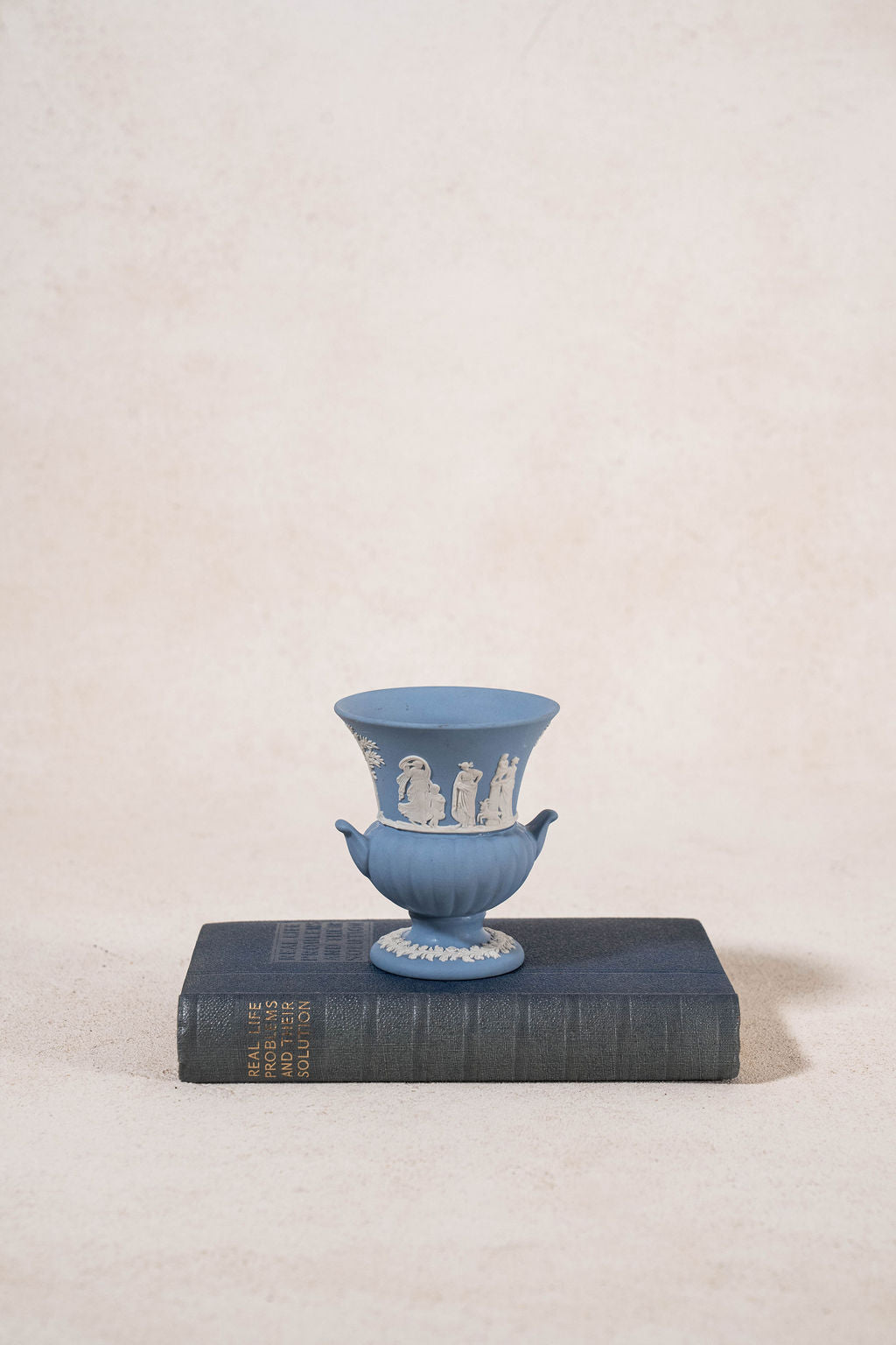 Petite Blue Wedgwood Jasperware Toothpick Urn