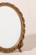Load image into Gallery viewer, Antique French Brass Oval Rope Frame | Wall Hanging
