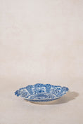 Load image into Gallery viewer, RARE Minton 'Filigree' Pattern Blue Floral Small Serving Bowl (c. 1830)
