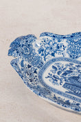 Load image into Gallery viewer, RARE Minton 'Filigree' Pattern Blue Floral Small Serving Bowl (c. 1830)
