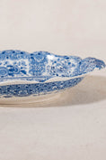 Load image into Gallery viewer, RARE Minton 'Filigree' Pattern Blue Floral Small Serving Bowl (c. 1830)
