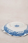 Load image into Gallery viewer, RARE Minton 'Filigree' Pattern Blue Floral Small Serving Bowl (c. 1830)
