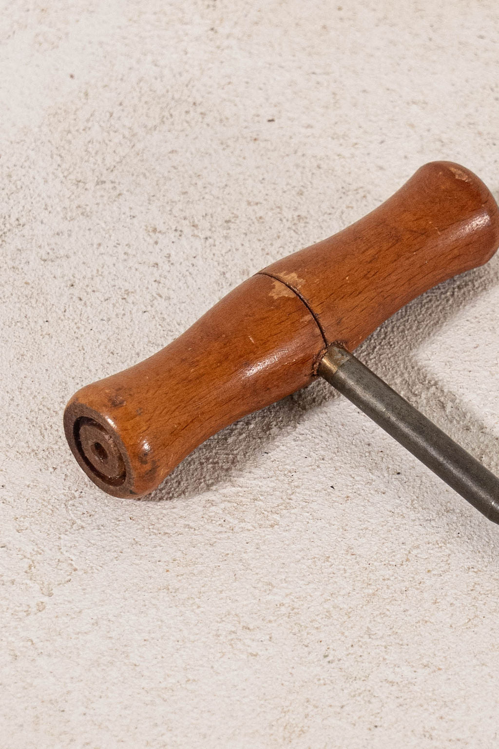 Antique English Bamboo Handle Corkscrew (c. 1900)