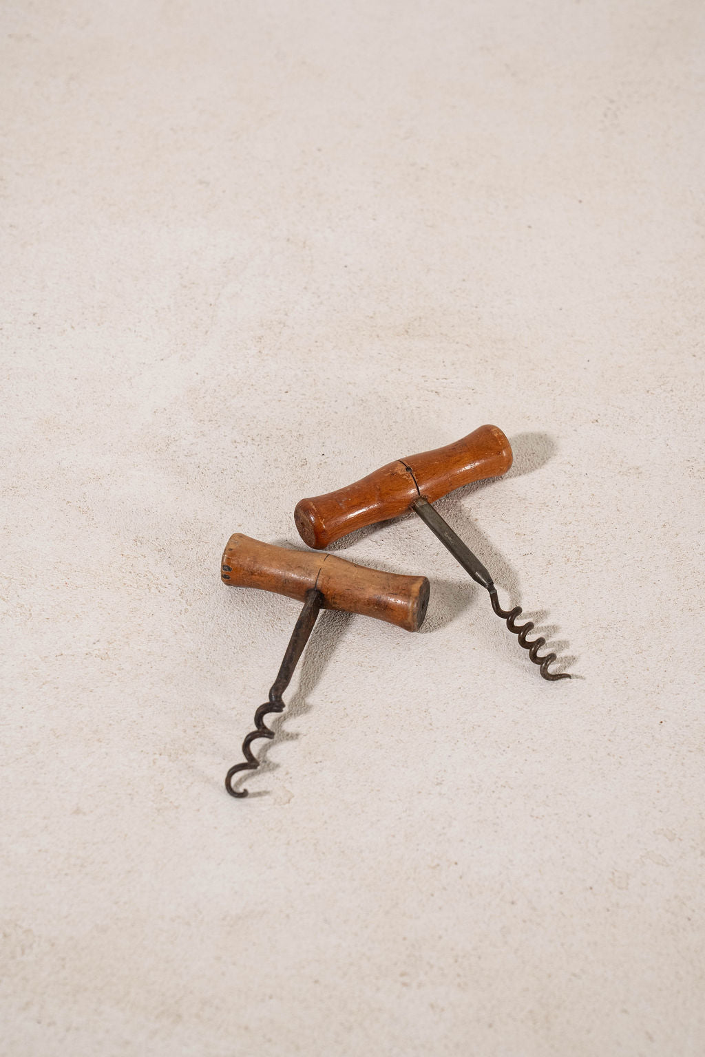 Antique English Bamboo Handle Corkscrew (c. 1900)